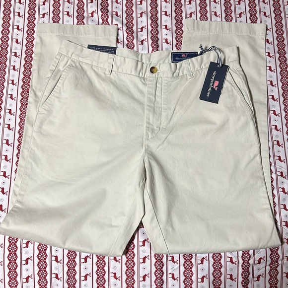 Vineyard Vines Khaki Mens 35x32 - Picture 2 of 2